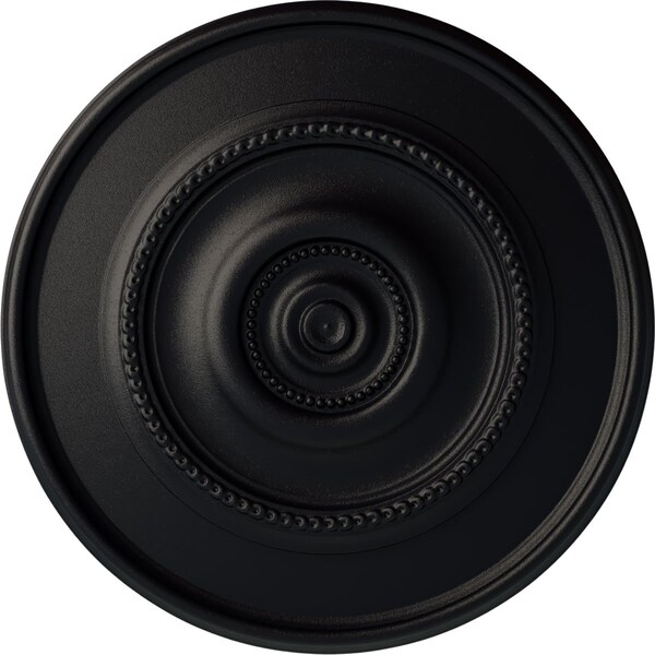 Ekena Millwork Dylar Ceiling Medallion (Fits Canopies up to 6 1/4"), Hand-Painted Steel Gray, 30"OD x 2 1/4"P CM30DYSGS - main